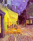 Vincent van Gogh Cafe Terrace at Night painting